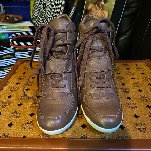 ASH ‘Bowie Ter’ Leather Hidden Wedge Sneaker, 40 - Picture 3 of 10